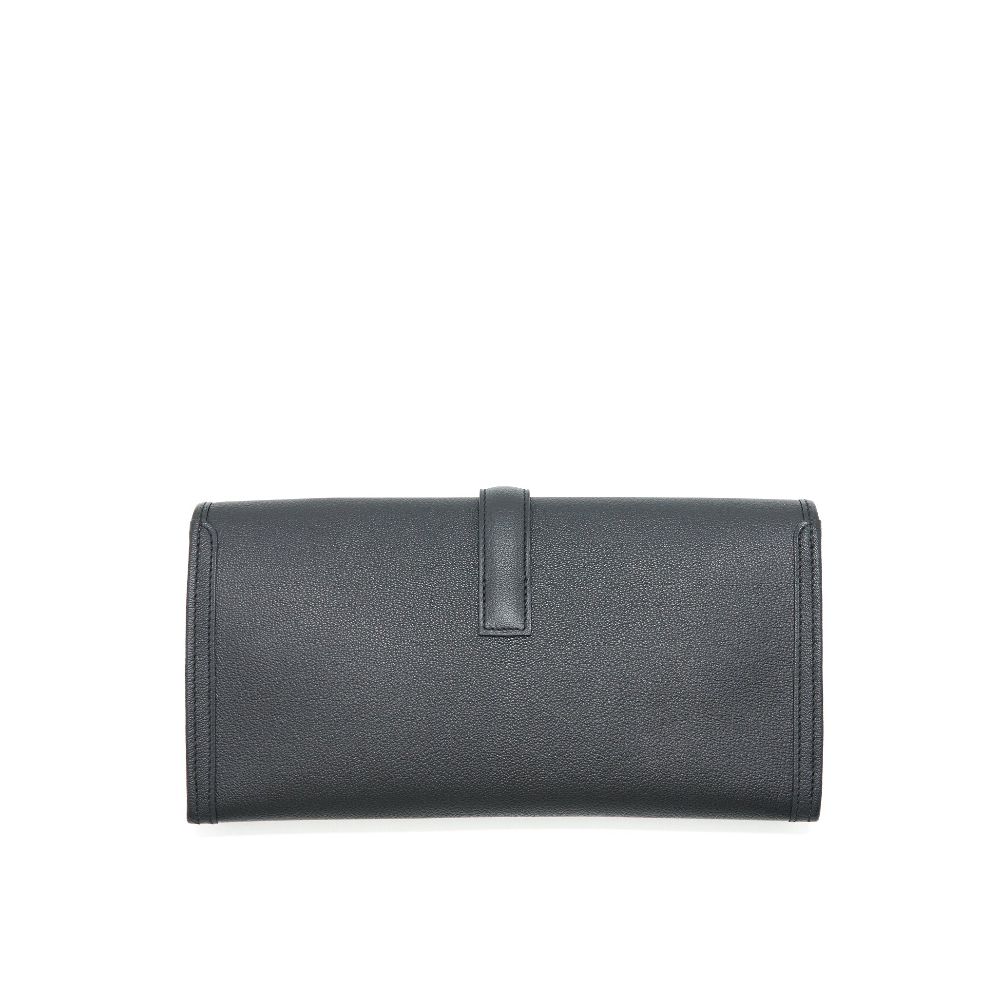 HERMES JIGE CLUTCH IN BLACK