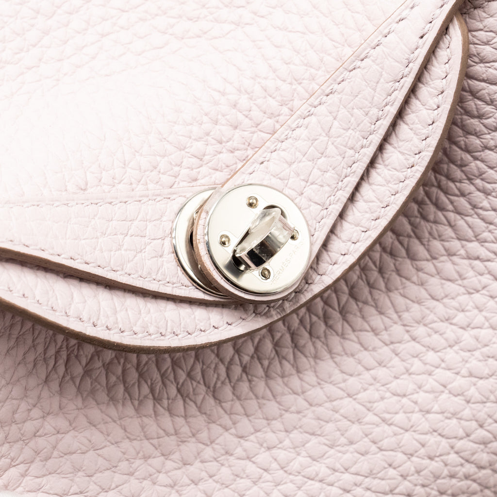HERMES MINI LINDY CLEMENCE MAUVE PALE SHW
