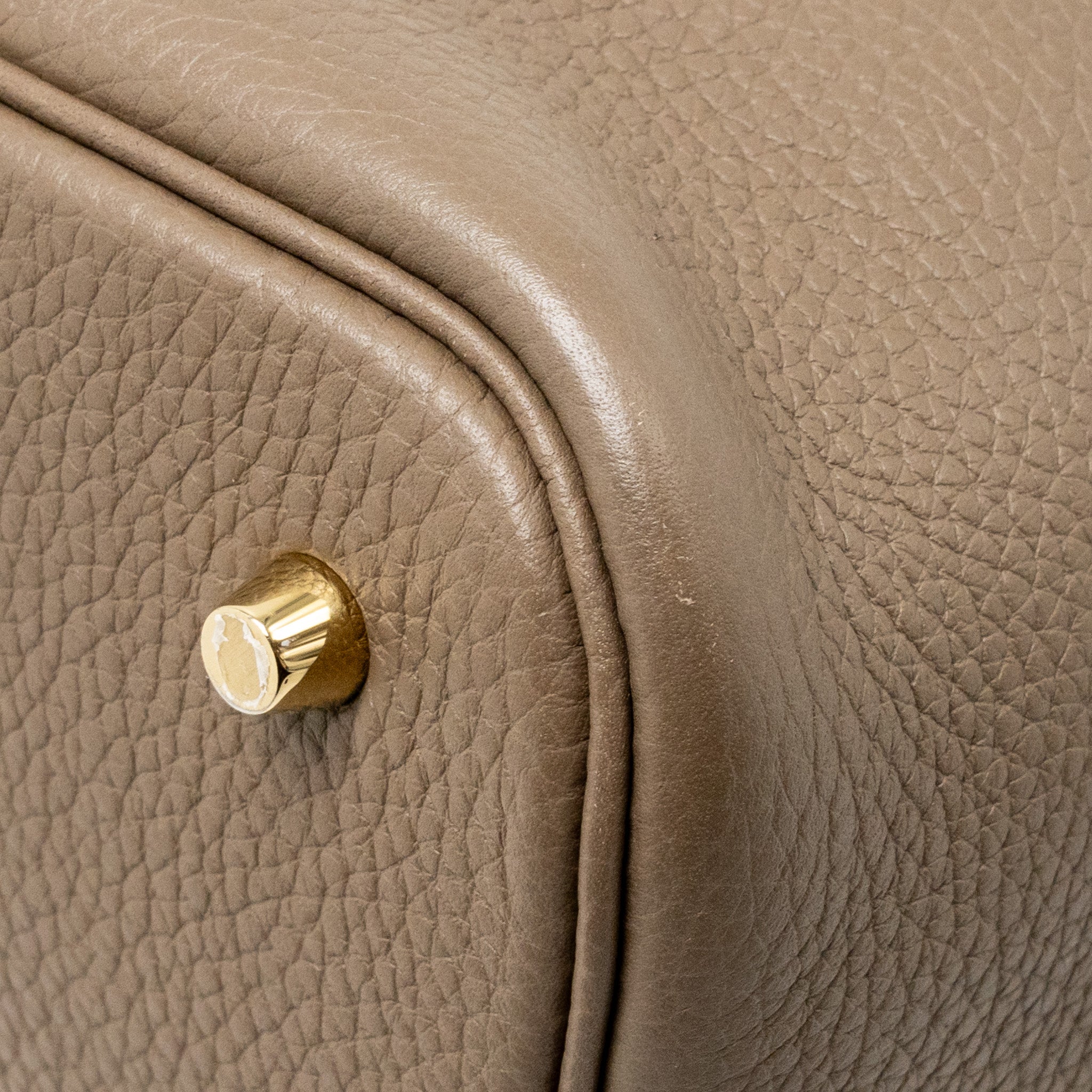 HERMES PICOTIN 22 LOCK BAG CLEMENCE ETOUPE GHW