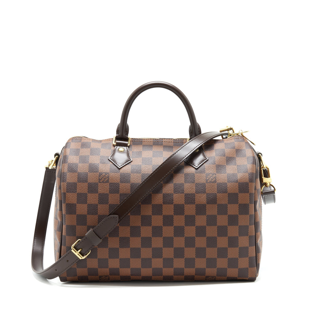 LOUIS VUITTON SPEEDY 30 DAMIER EBENE GHW