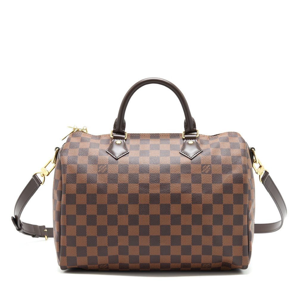 LOUIS VUITTON SPEEDY 30 DAMIER EBENE GHW