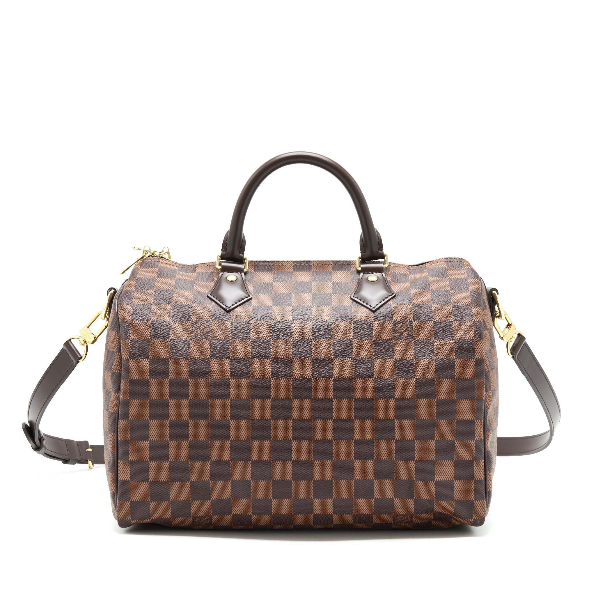 LOUIS VUITTON SPEEDY 30 DAMIER EBENE GHW