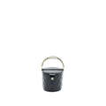 CHANEL 23C FLAP BUCKET BAG LAMBSKIN BLACK GHW (MICROCHIP)
