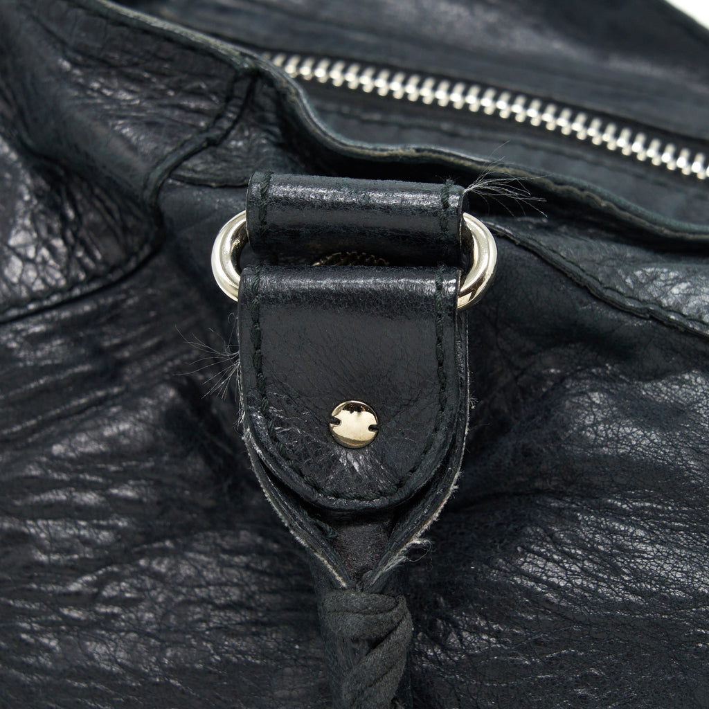 BALENCIAGA GIANT CITY BAG NAVY SHW