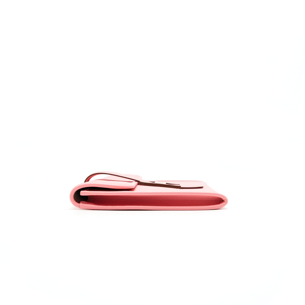 HERMES JIGE 29 PM CLUTCH 1Q ROSE COFETTI EPSOM LEATHER