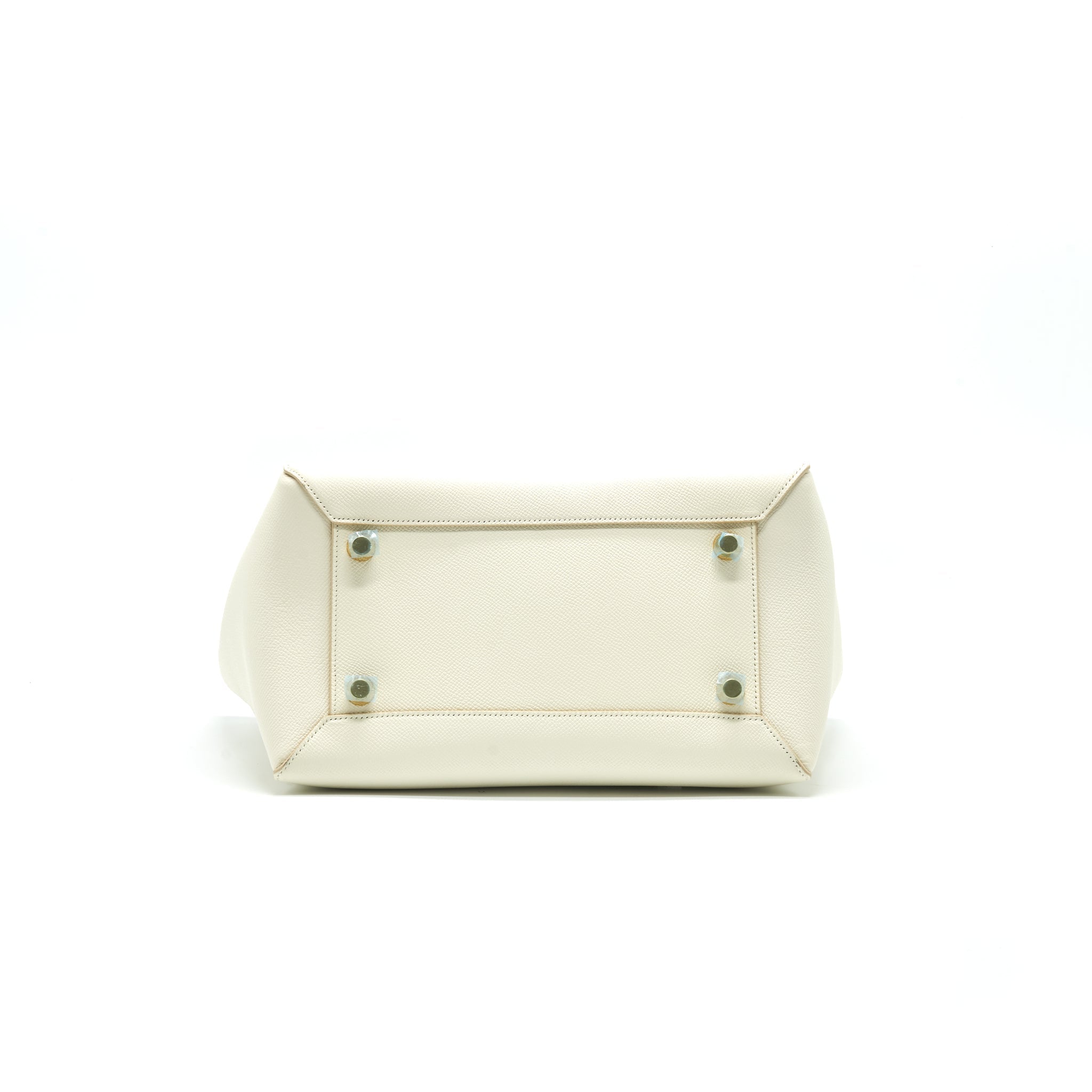 CELINE MINI BELT BAG WHITE WITH GHW