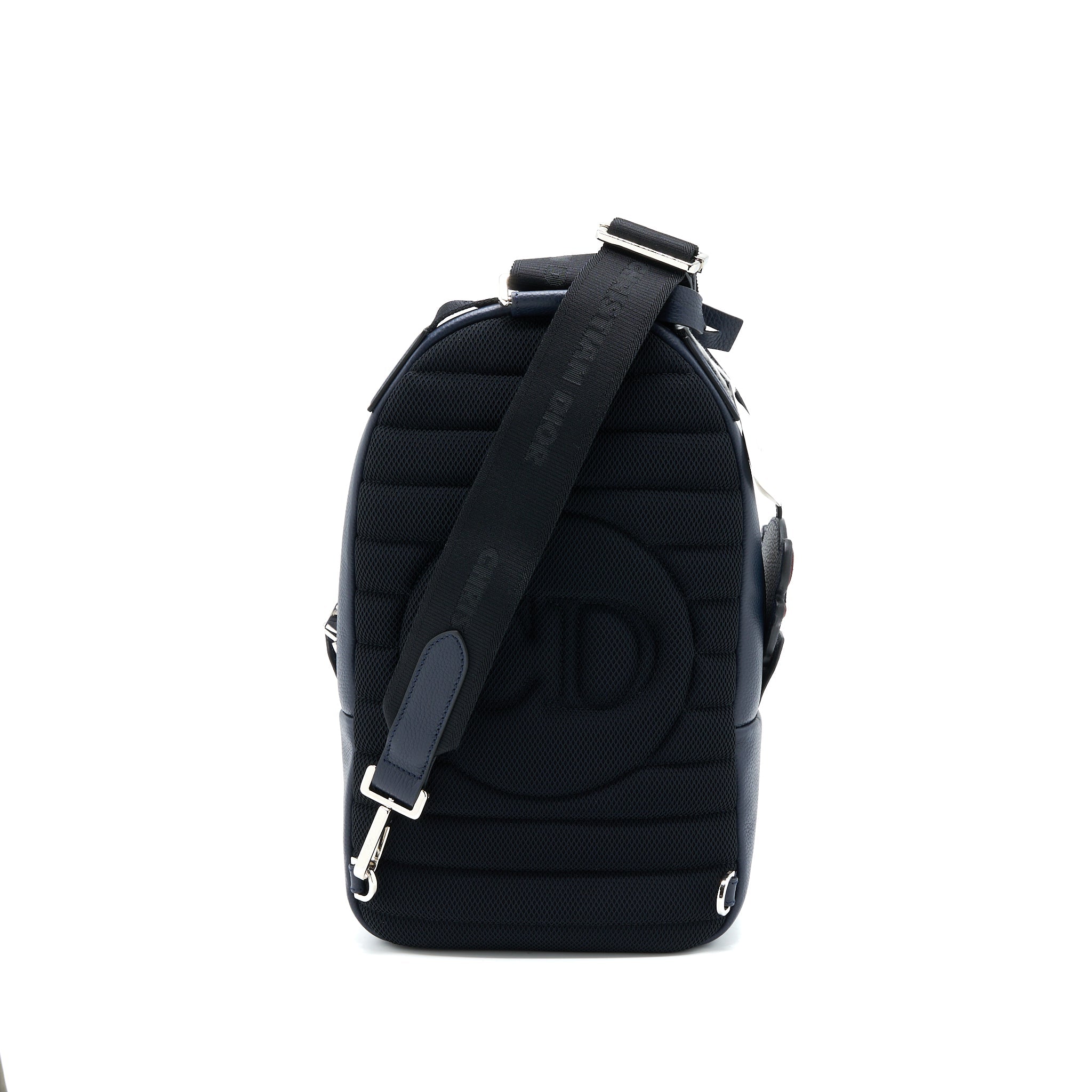 DIOR X STUSSY YEAR OF THE OX SLING BAG CALFSKIN NAVY MULTICOLOUR SHW
