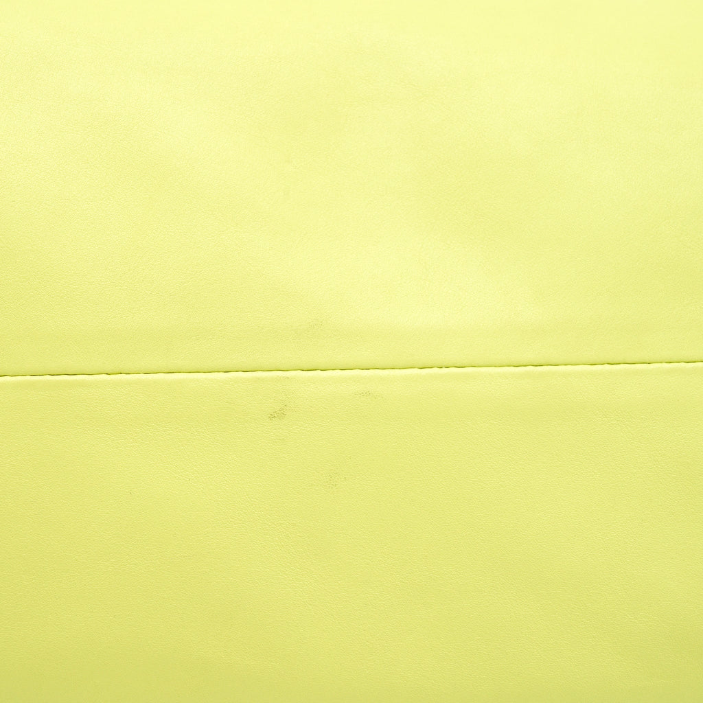 BOTTEGA VENETA CHAIN POUCH CALFSKIN LIGHT GREEN GHW