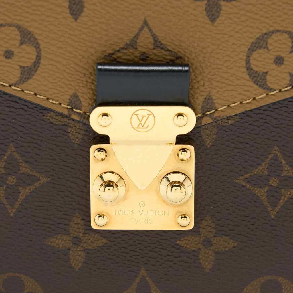 LOUIS VUITTON POCHETTE MÉTIS MONOGRAM REVERSE CANVAS GHW