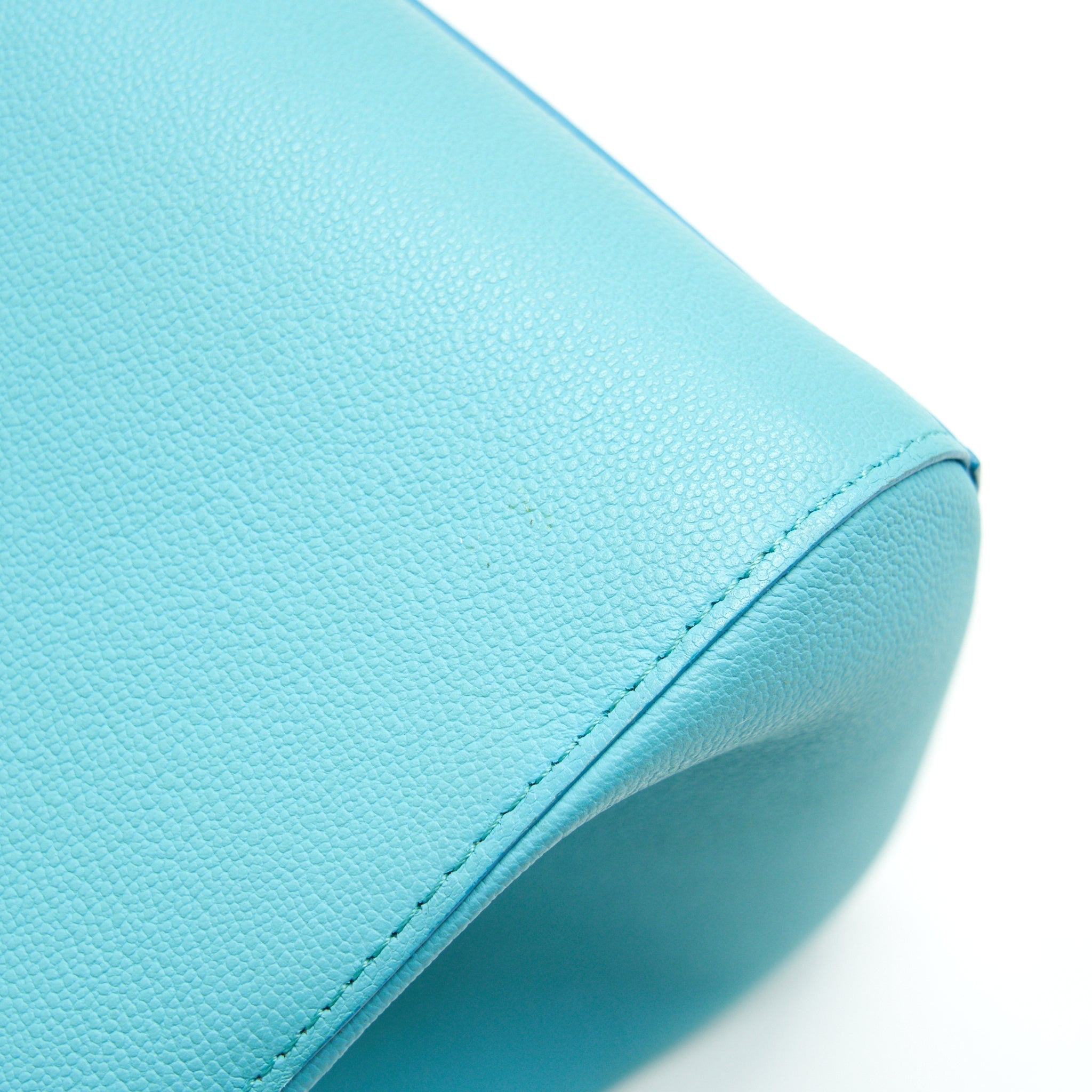 DELVAUX BRILLIANT MM IN TURQUOISE CALFSKIN SHW