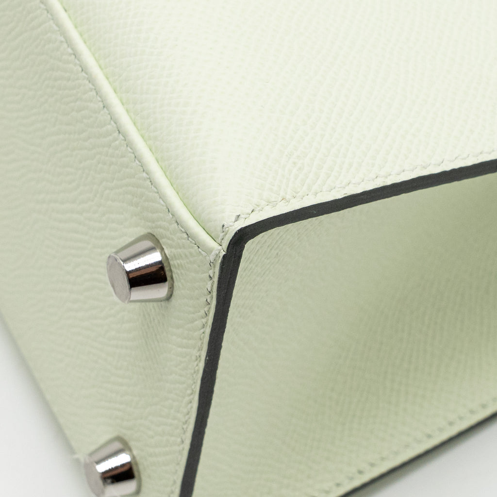 HERMES KELLY 25 EPSOM VERT FIZZ SHW