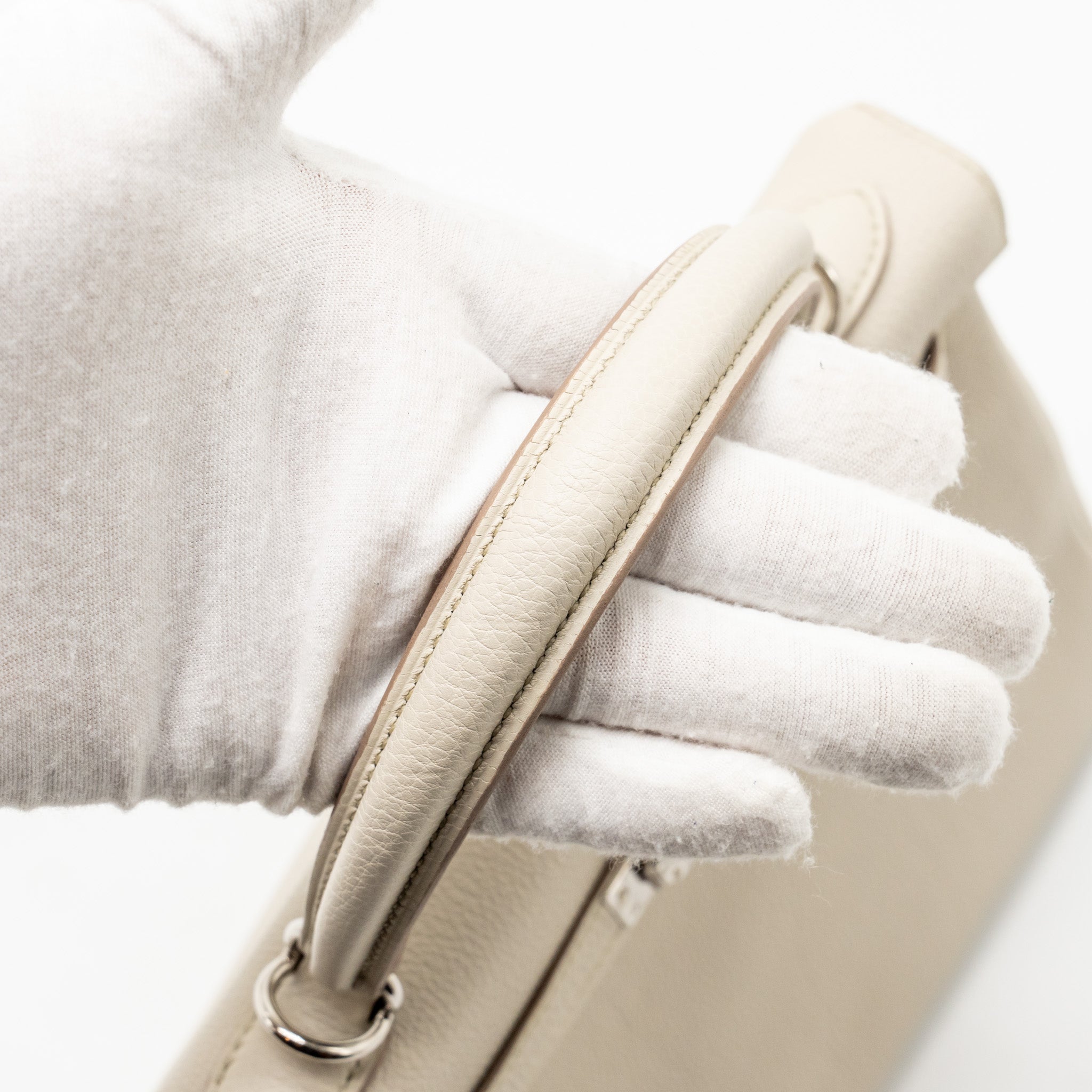 HERMES KELLY 25 STRAP TOGO BETON/GRIS ASPHALTE SHW