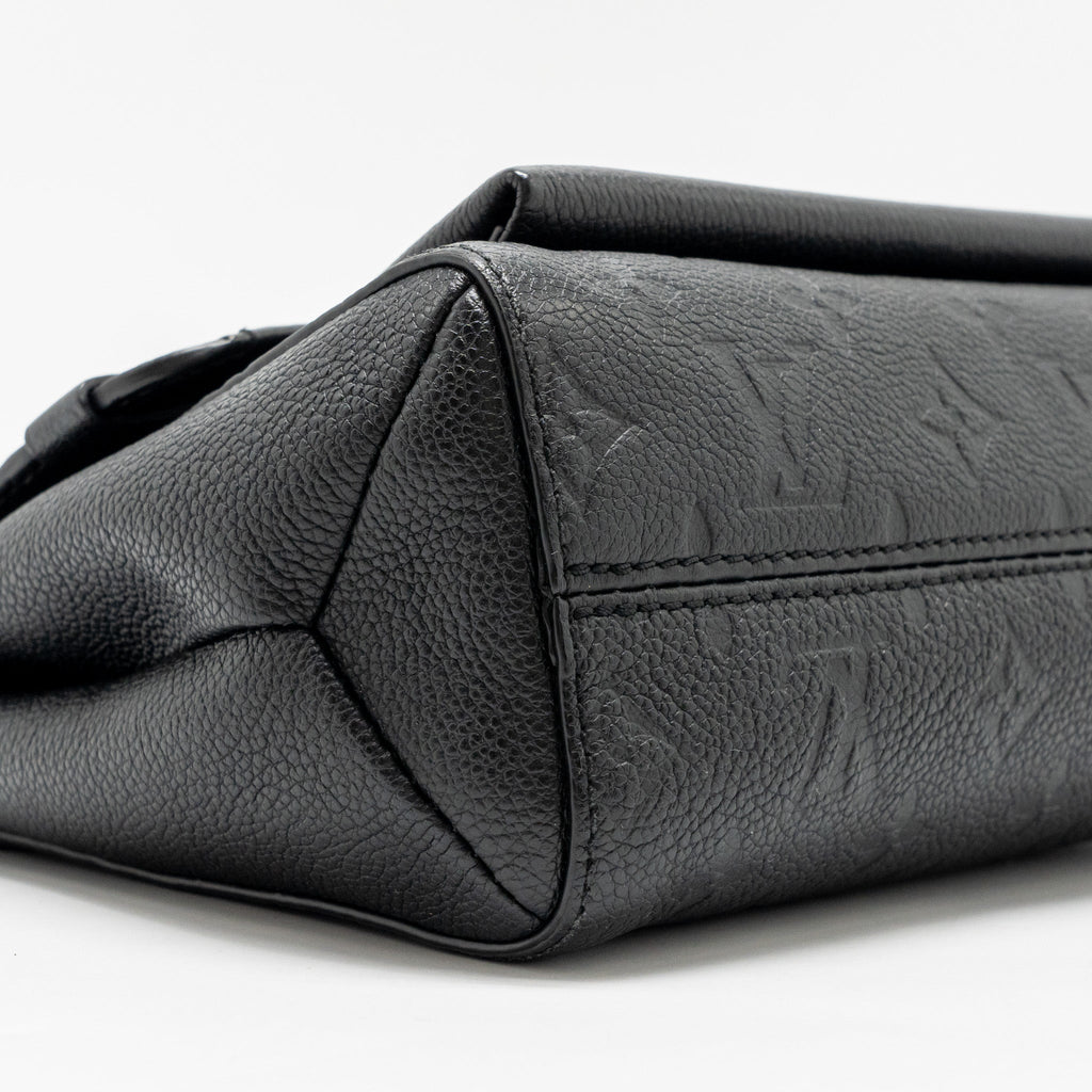 LOUIS VUITTON VAVIN PM MONOGRAM EMPREINTE LEATHER BLACK GHW