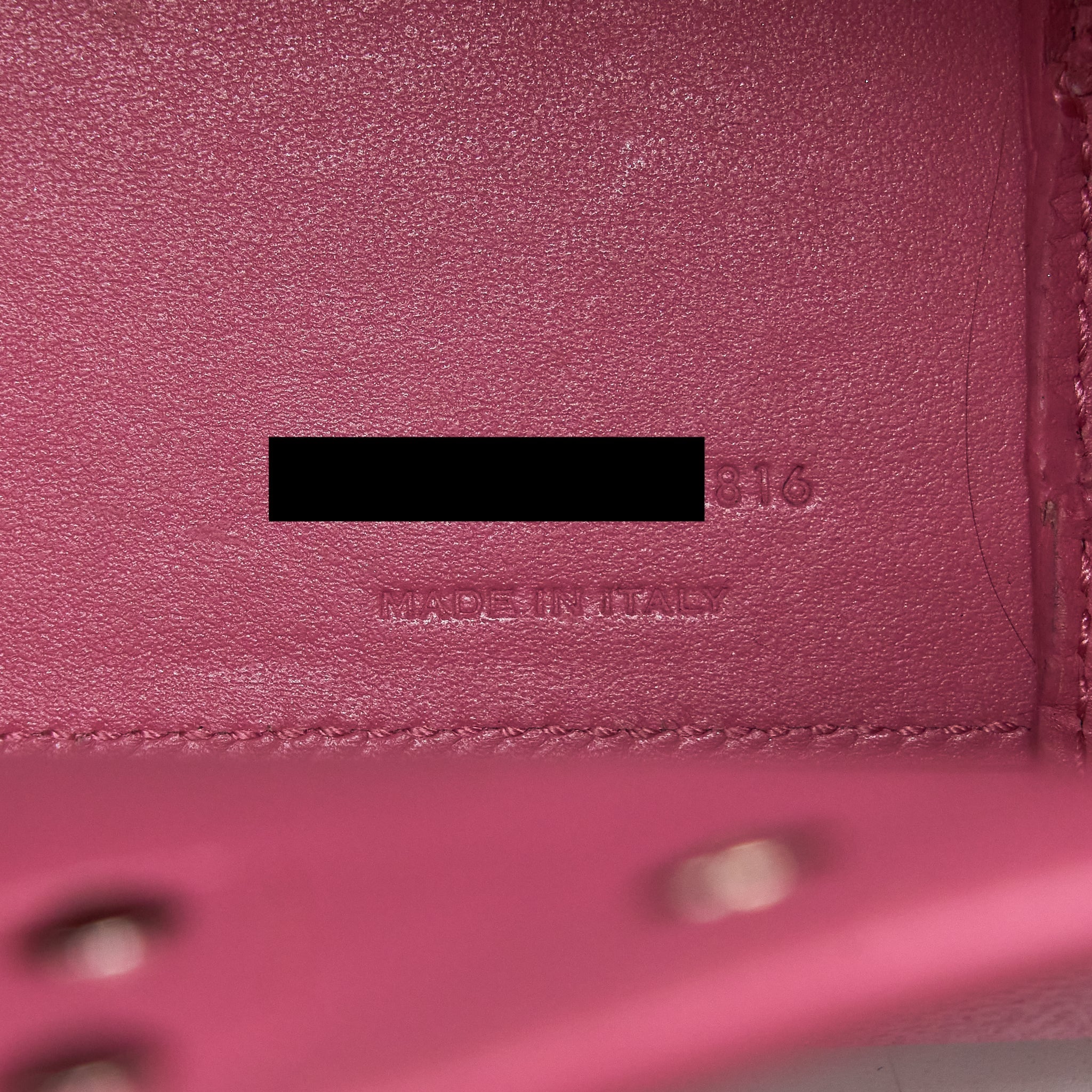 SAINT LAURENT (YSL) SAC DE JOUR CALFSKIN PINK SHW