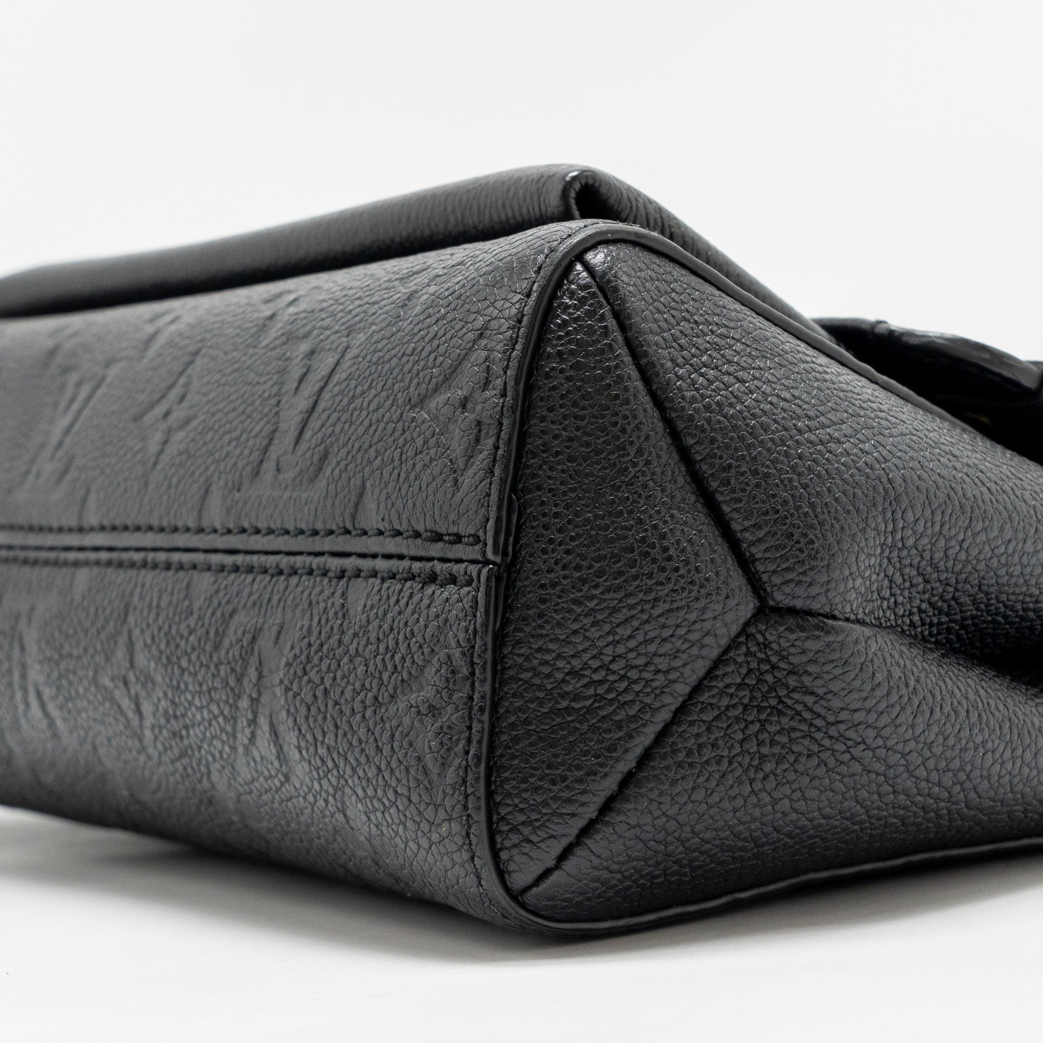 LOUIS VUITTON VAVIN PM MONOGRAM EMPREINTE LEATHER BLACK GHW