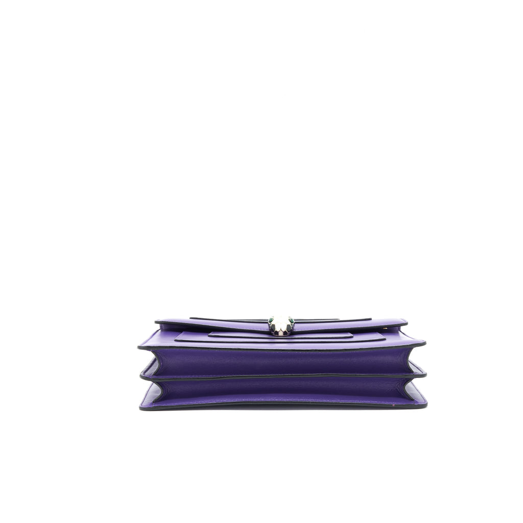 BVLGARI SERPENTI FOREVER SHOULDER BAG PURPLE LGHW
