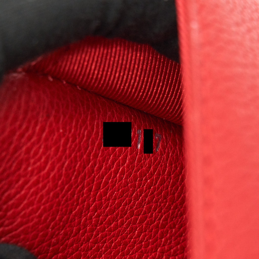 LOUIS VUITTON LOCKME II BB BAG IN RED SHW