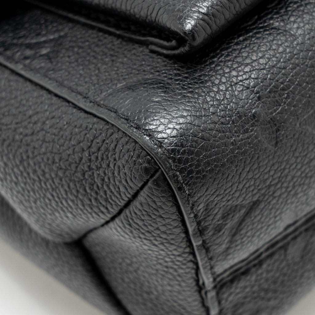 LOUIS VUITTON VAVIN PM MONOGRAM EMPREINTE LEATHER BLACK GHW