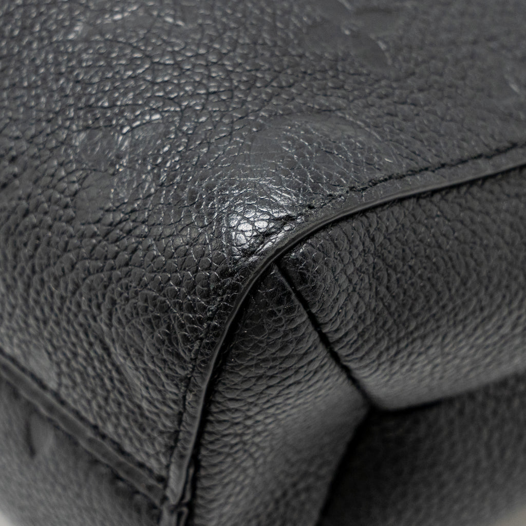 LOUIS VUITTON VAVIN PM MONOGRAM EMPREINTE LEATHER BLACK GHW