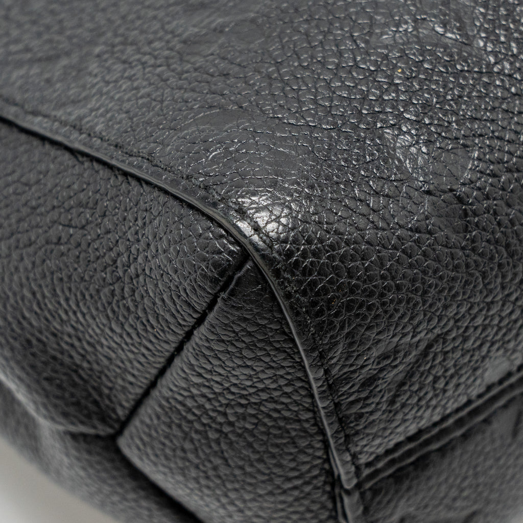 LOUIS VUITTON VAVIN PM MONOGRAM EMPREINTE LEATHER BLACK GHW