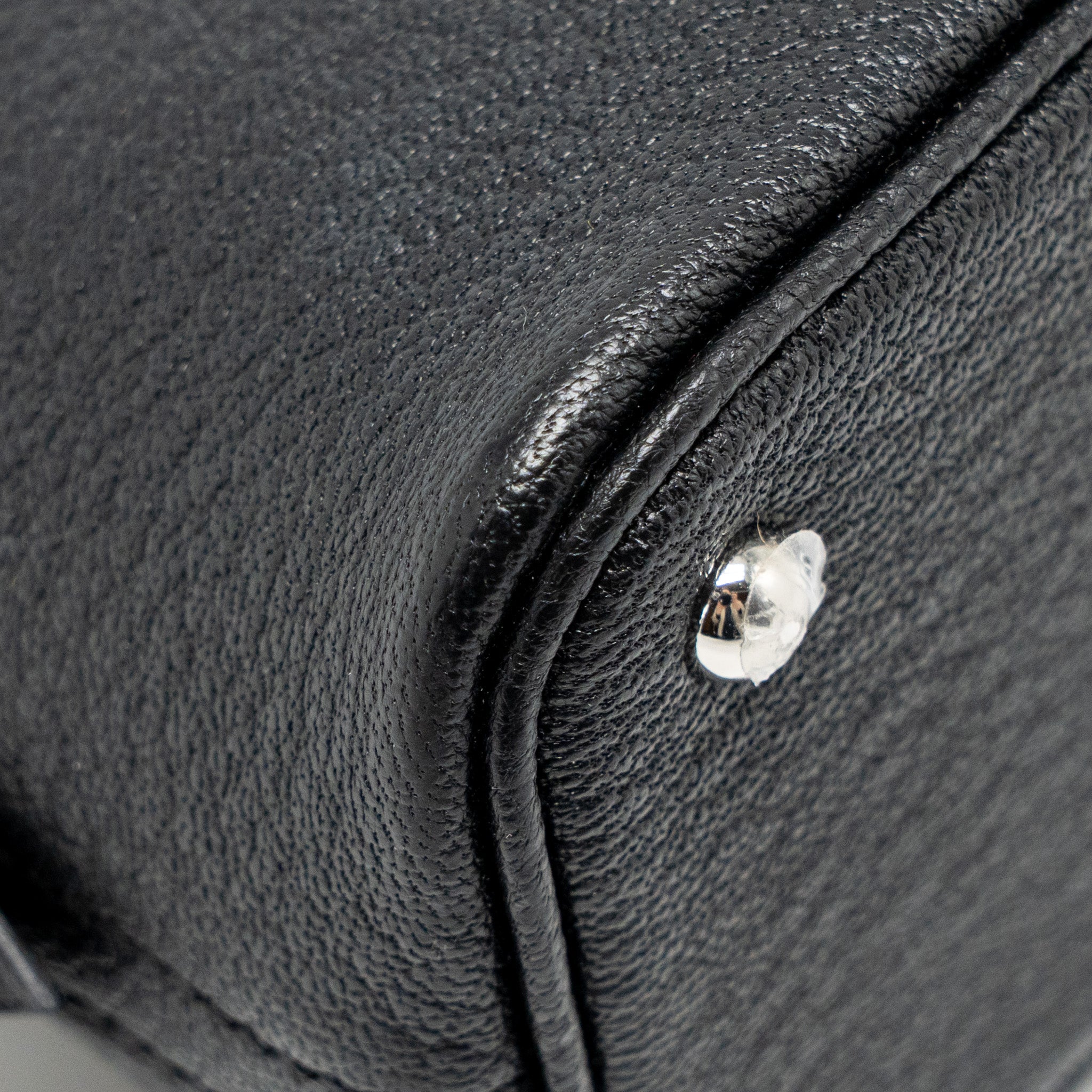 HERMES MINI BOLIDE CHEVRE MYSORE BLACK SHW