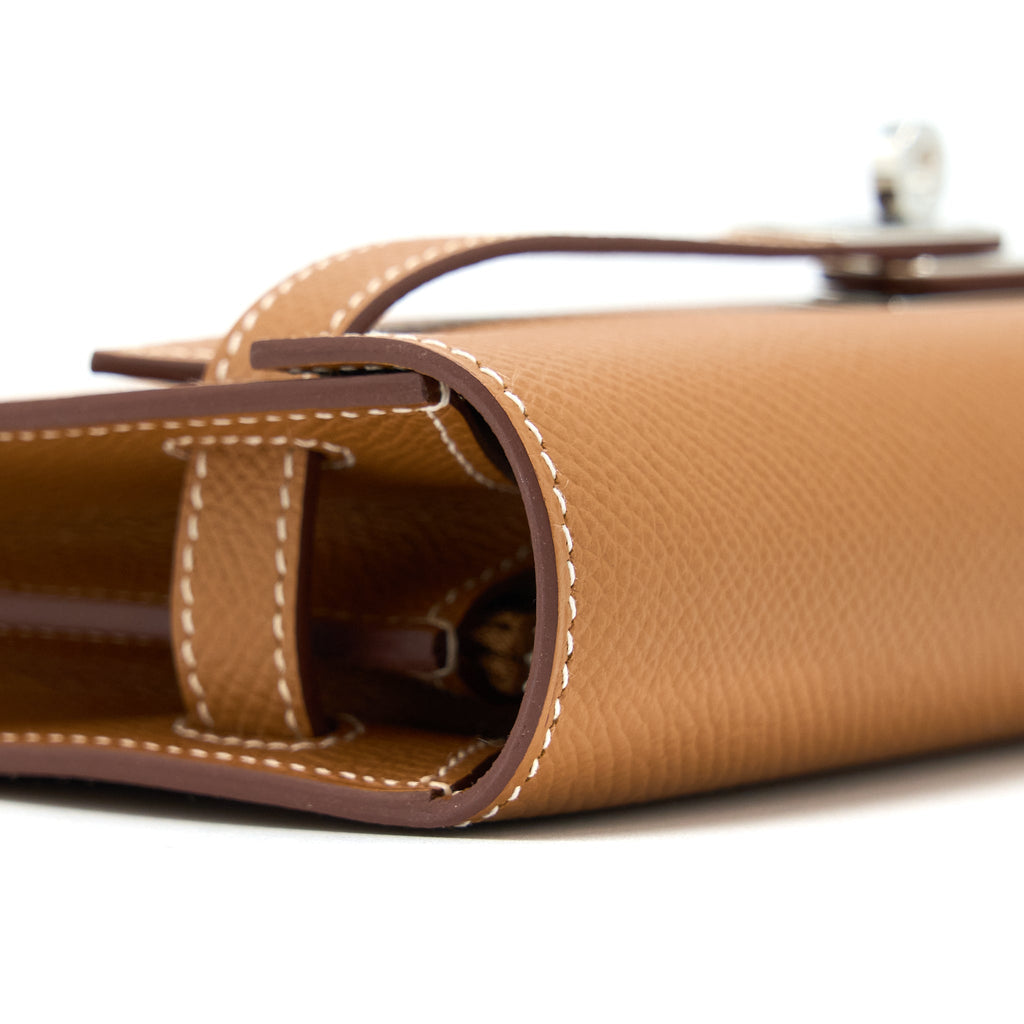 HERMES KELLY TO GO EPSOM GOLD SHW