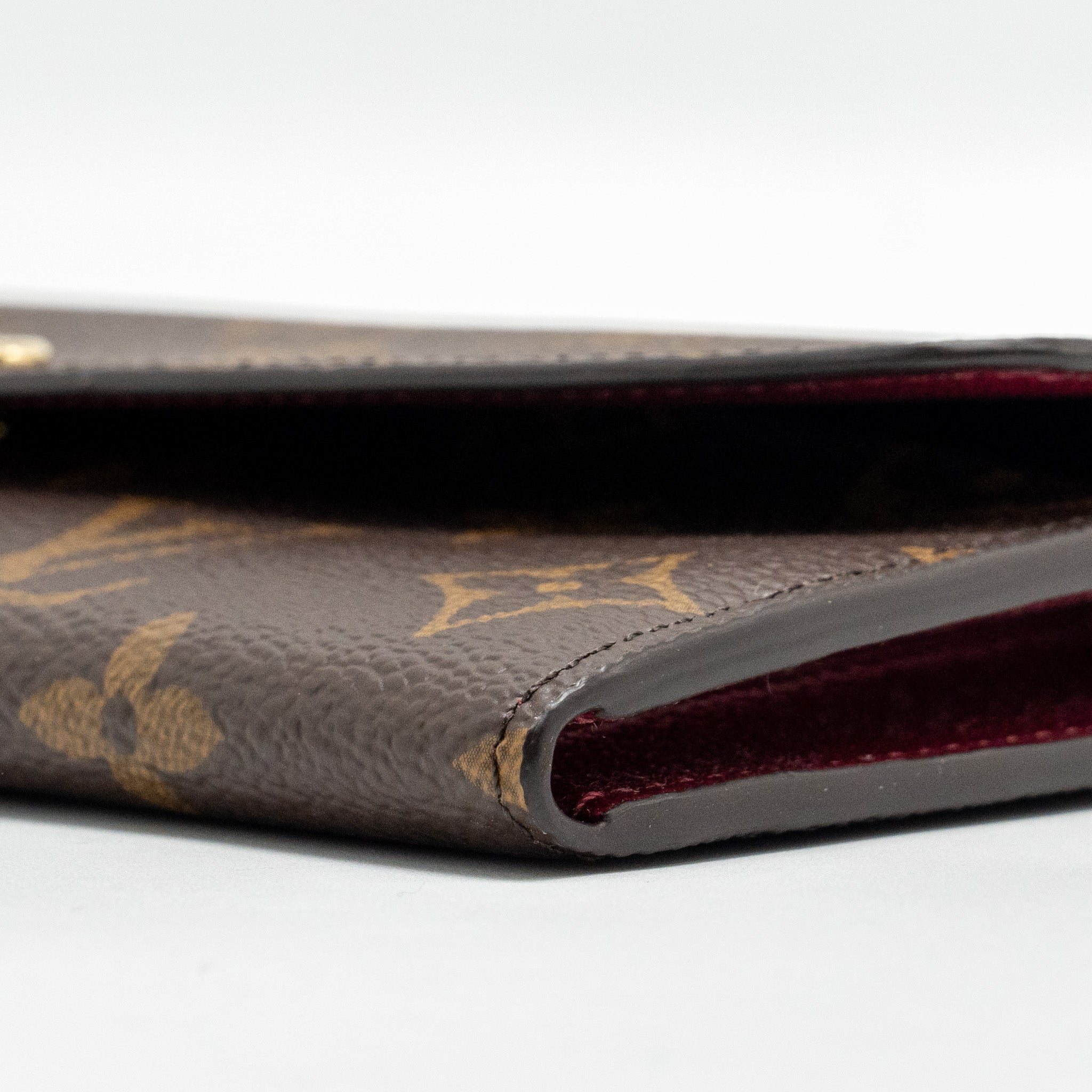 LOUIS VUITTON SARAH WALLET FUCHSIA MONOGRAM CANVAS GHW