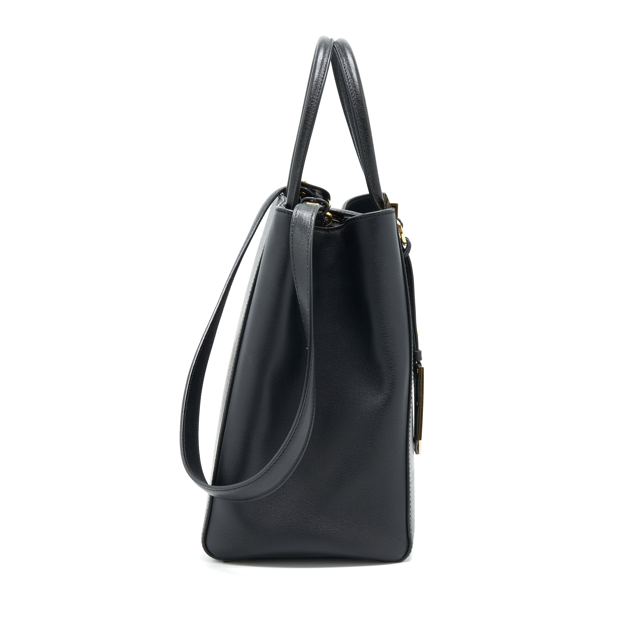 FENDI 2JOURS TOTE BAG BLACK GHW