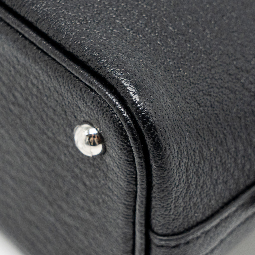 HERMES MINI BOLIDE CHEVRE MYSORE BLACK SHW