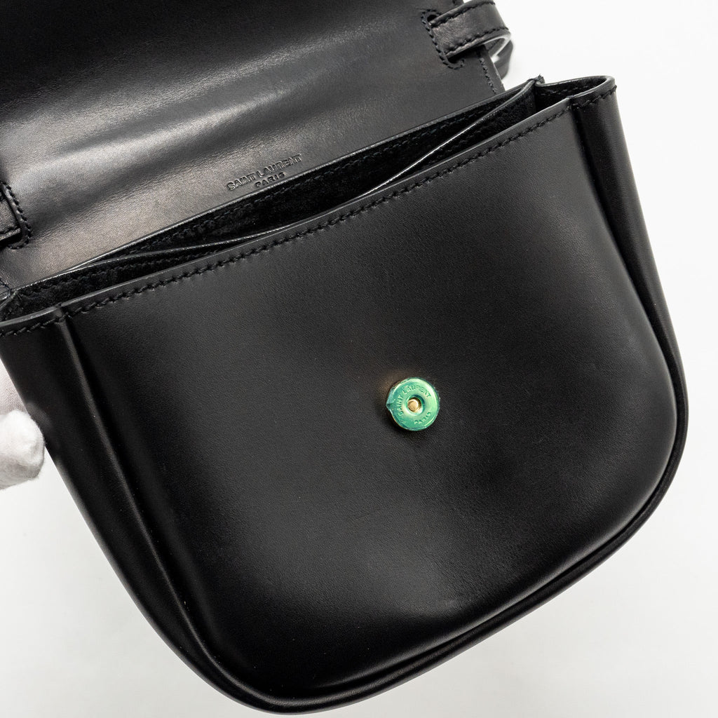 SAINT LAURENT/YSL KAIA BAG CALFSKIN BLACK GHW