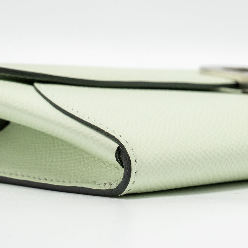 HERMES MAILLON TO GO WALLET EPSOM VERT FIZZ SHW