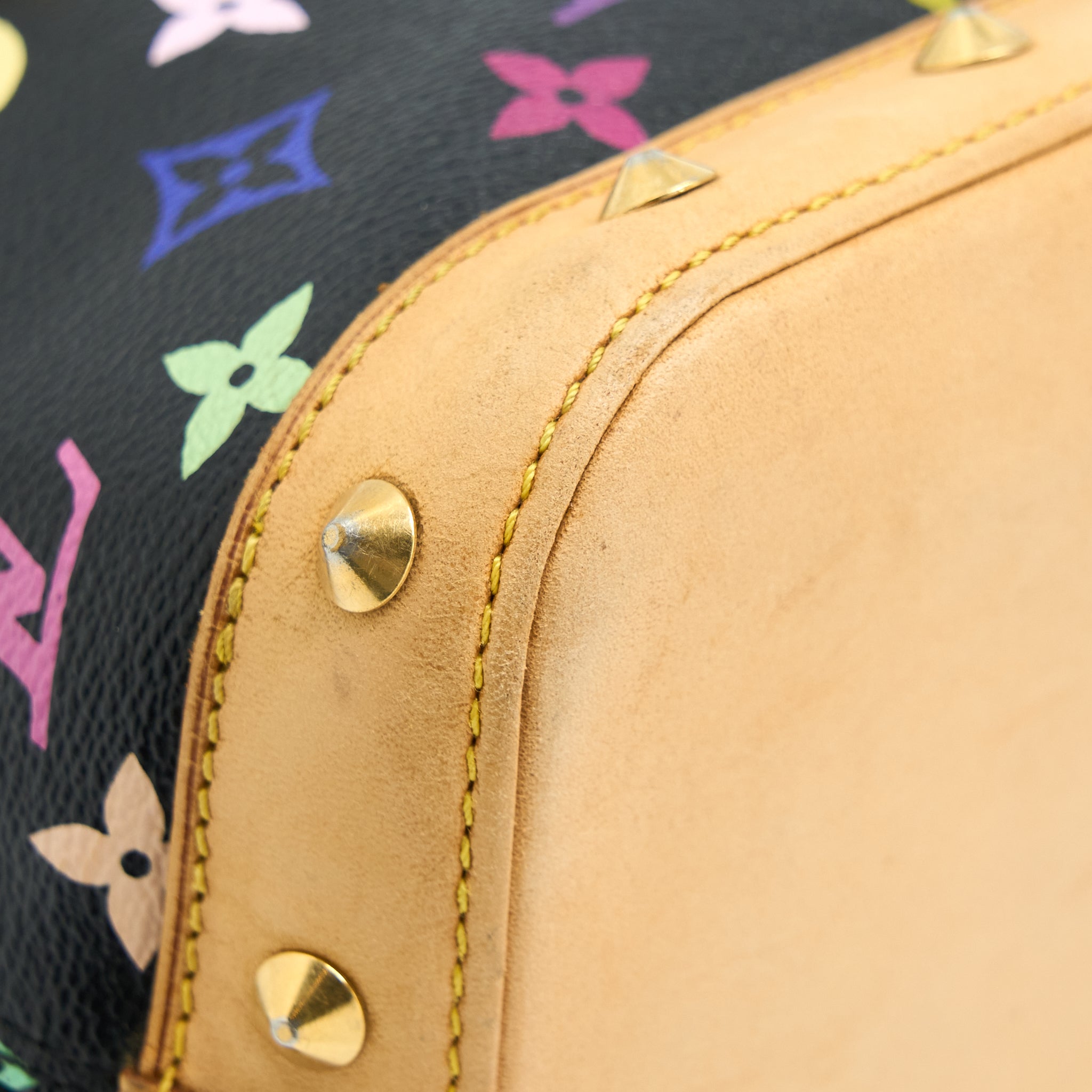 LOUIS VUITTON ALMA BAG MONOGRAM CANVAS MULTICOLOUR/ BLACK GHW