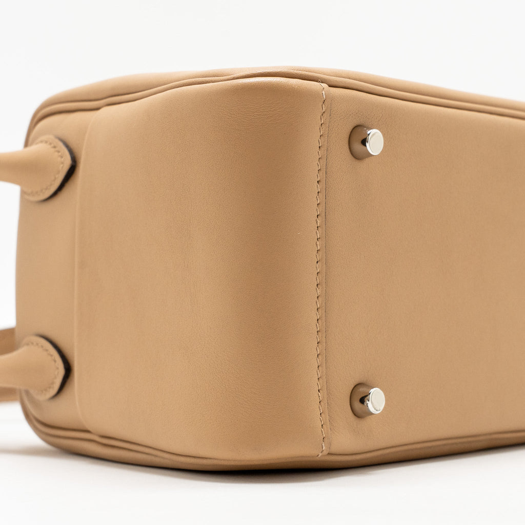 HERMES MINI LINDY SWIFT CHAI / MAUVE SYLVESTRE SHW