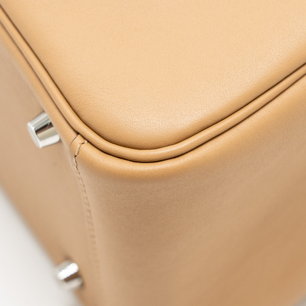 HERMES MINI LINDY SWIFT CHAI/MAUVE SYLVESTRE SHW