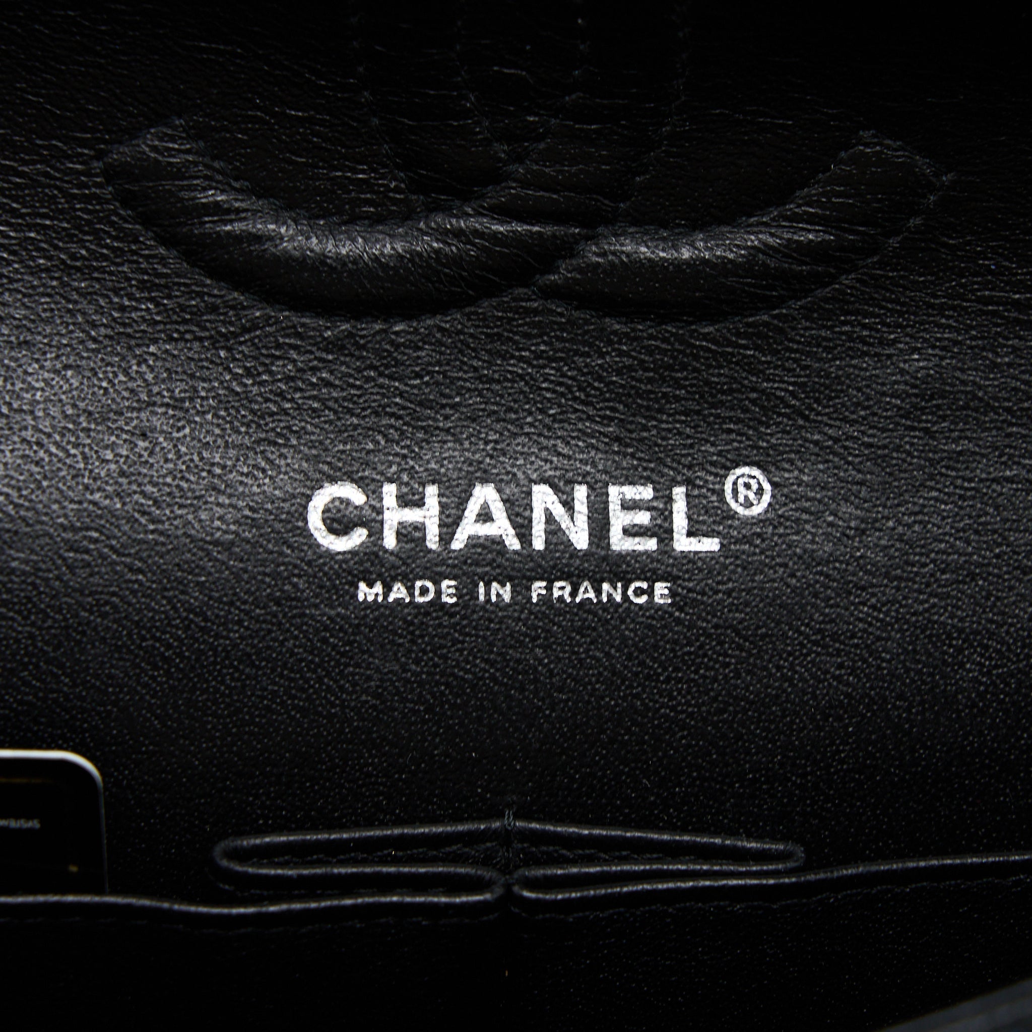CHANEL MEDIUM CLASSIC DOUBLE FLAP BAG CAVIAR BLACK SHW