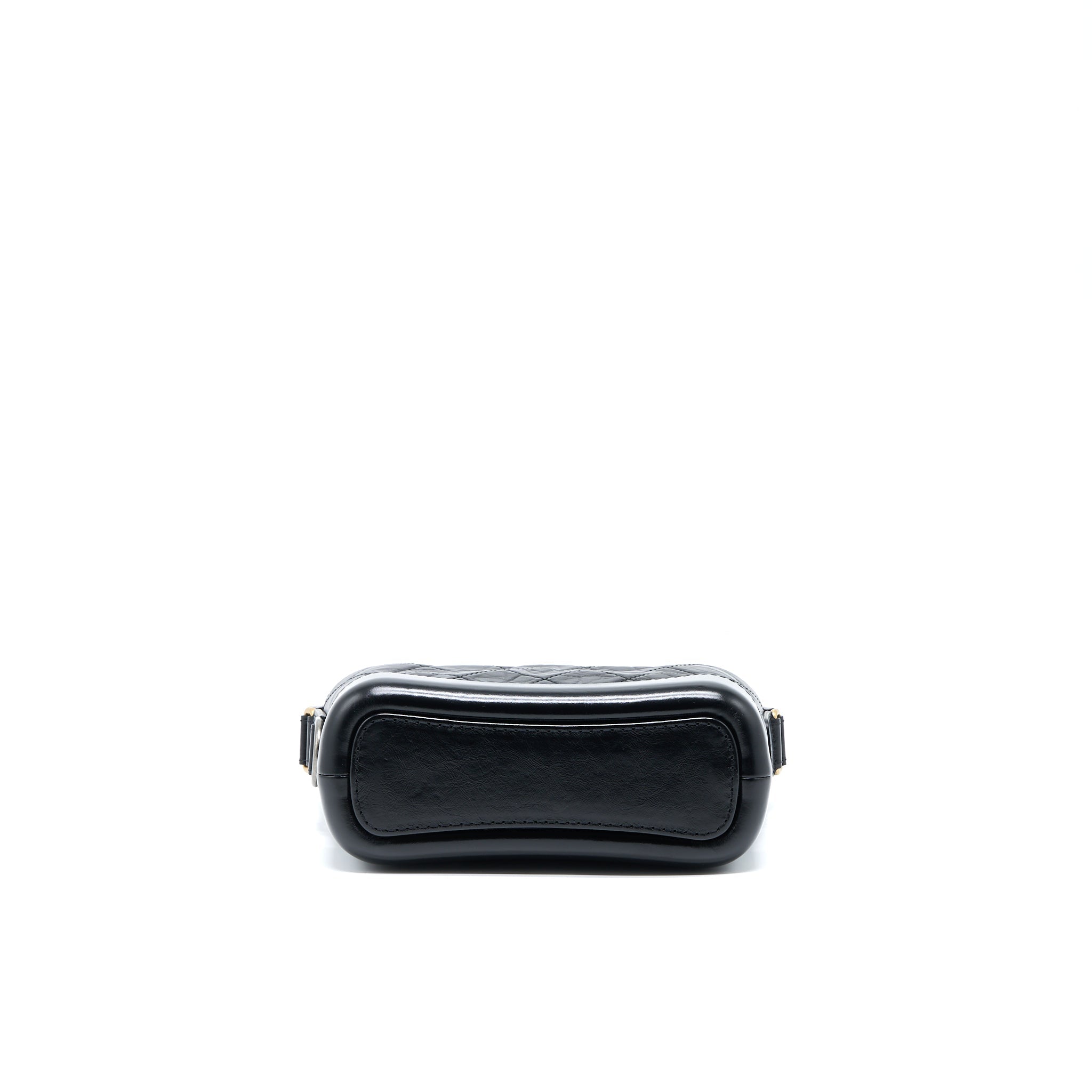CHANEL SMALL GABRIELLE HOBO BAG BLACK WITH MULTICOLOUR HARDWARE
