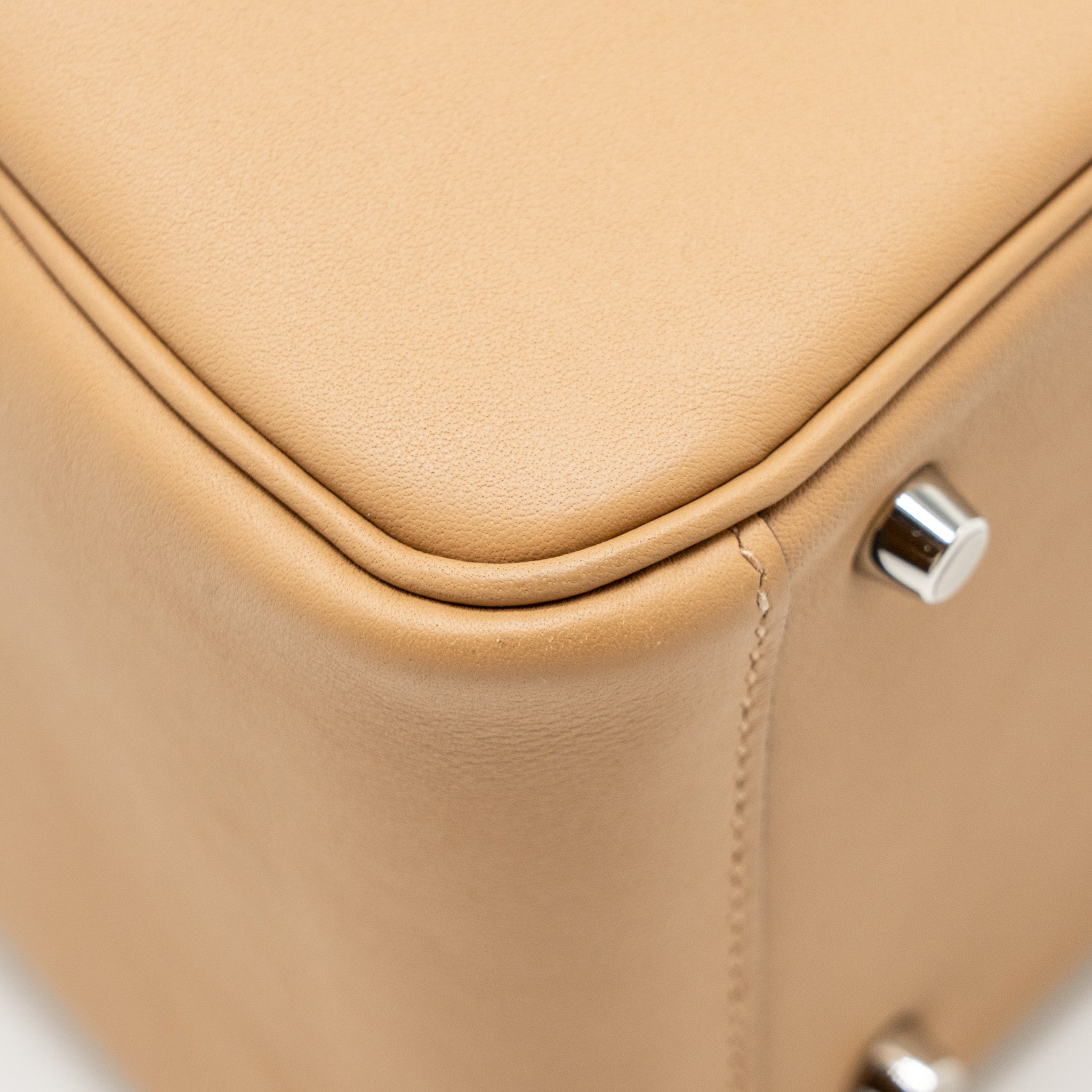 HERMES MINI LINDY SWIFT CHAI / MAUVE SYLVESTRE SHW