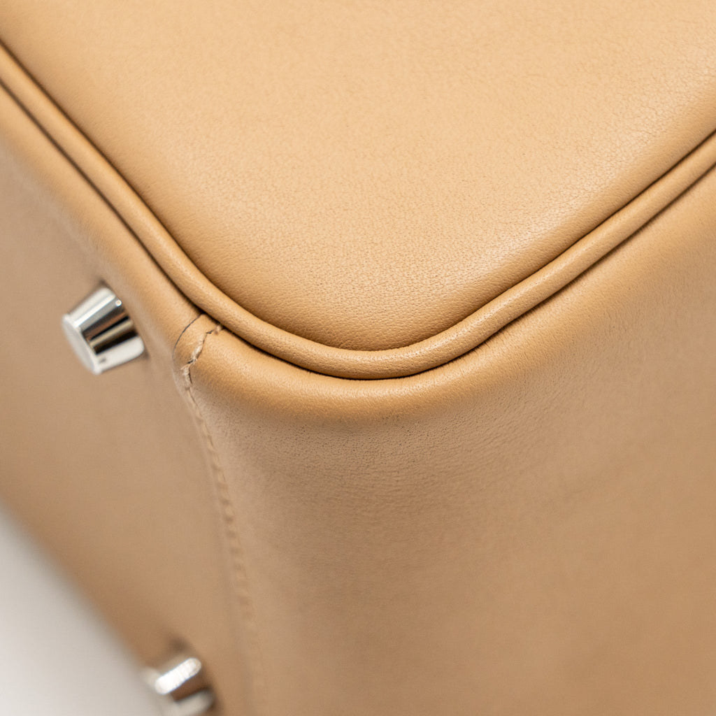 HERMES MINI LINDY SWIFT CHAI/MAUVE SYLVESTRE SHW