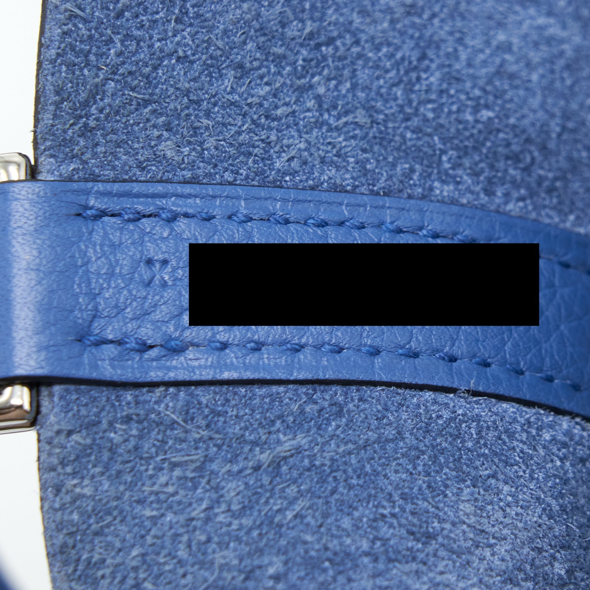 HERMES PICOTIN 18 LOCK BAG CLEMENCE BLUE AGATE SHW