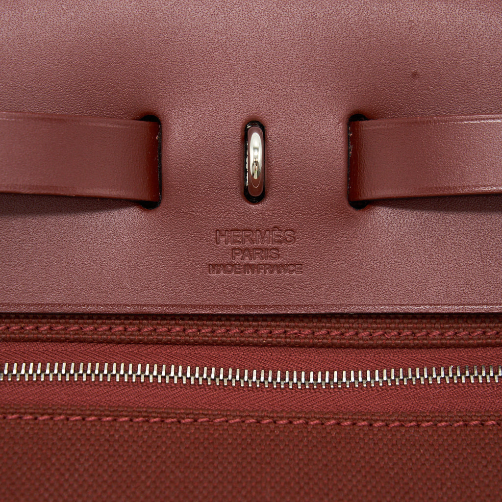 HERMES HERBAG ZIP 31 IN ROUGEH SHW