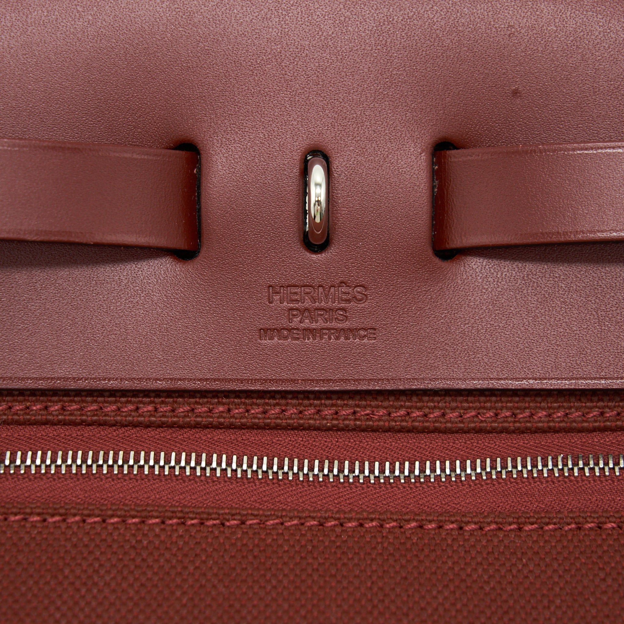 HERMES HERBAG ZIP 31 IN ROUGEH SHW