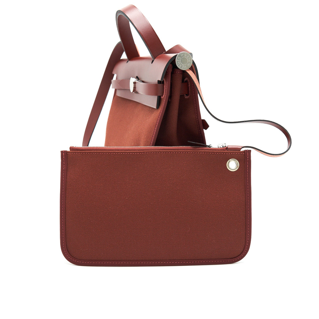 HERMES HERBAG ZIP 31 IN ROUGEH SHW