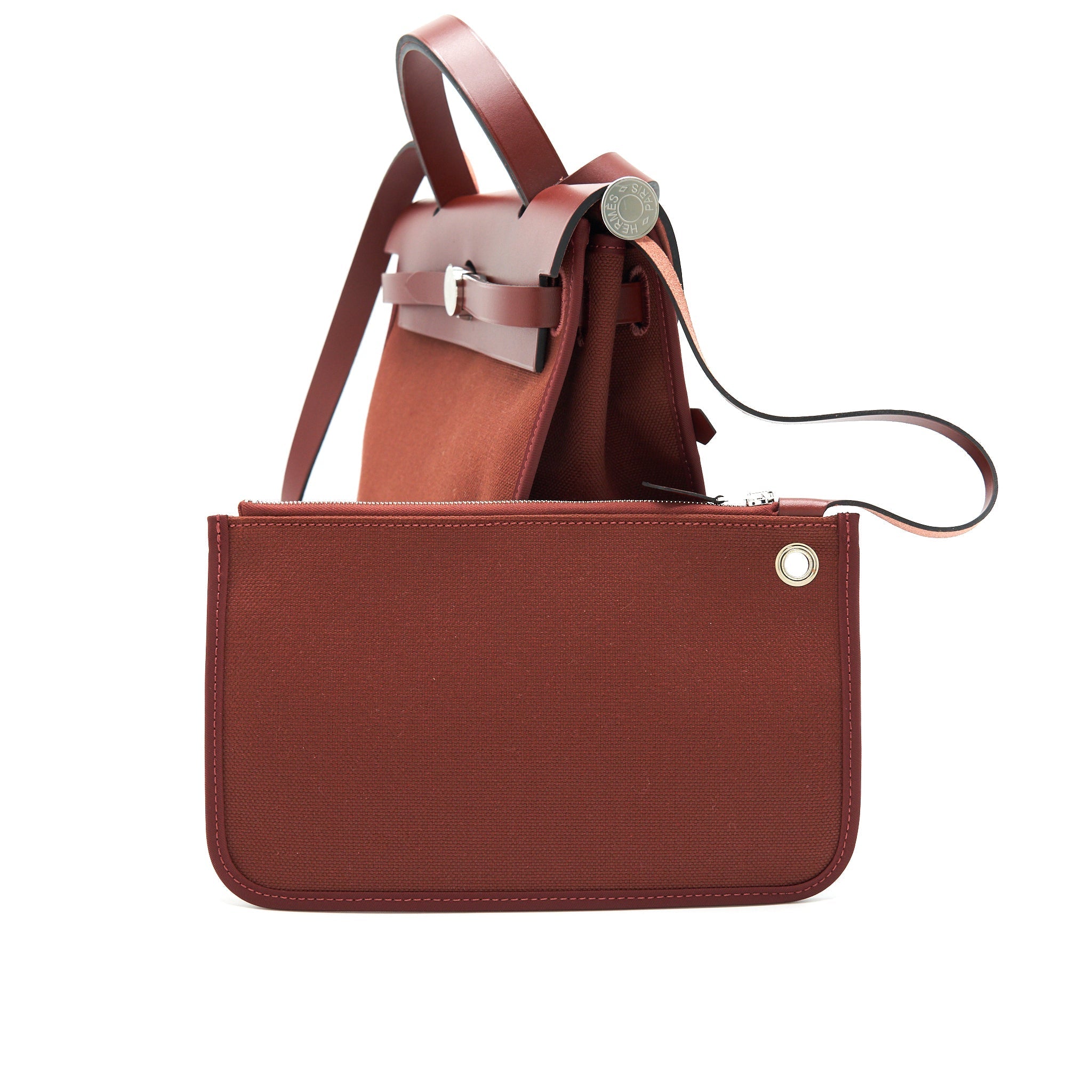 HERMES HERBAG ZIP 31 IN ROUGEH SHW