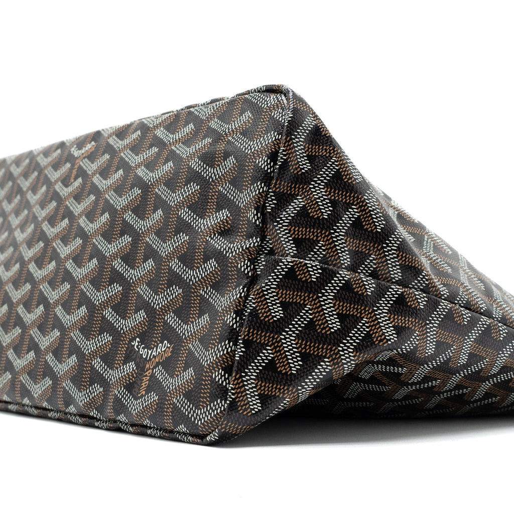 GOYARD SAINT LOUIS PM TOTE BAG GOYARDINE CANVAS SHW