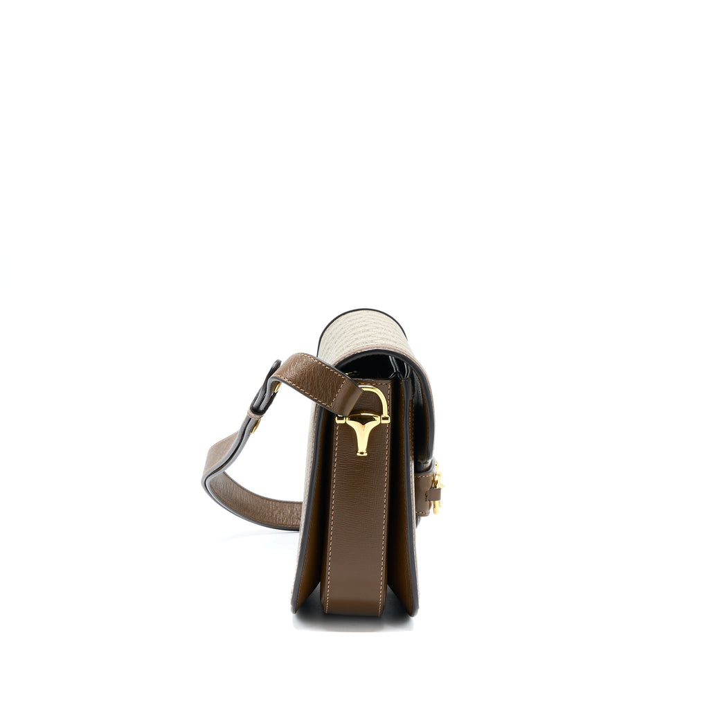 GUCCI HORSEBIT 1955 BAG GG SUPREME CANVAS GHW