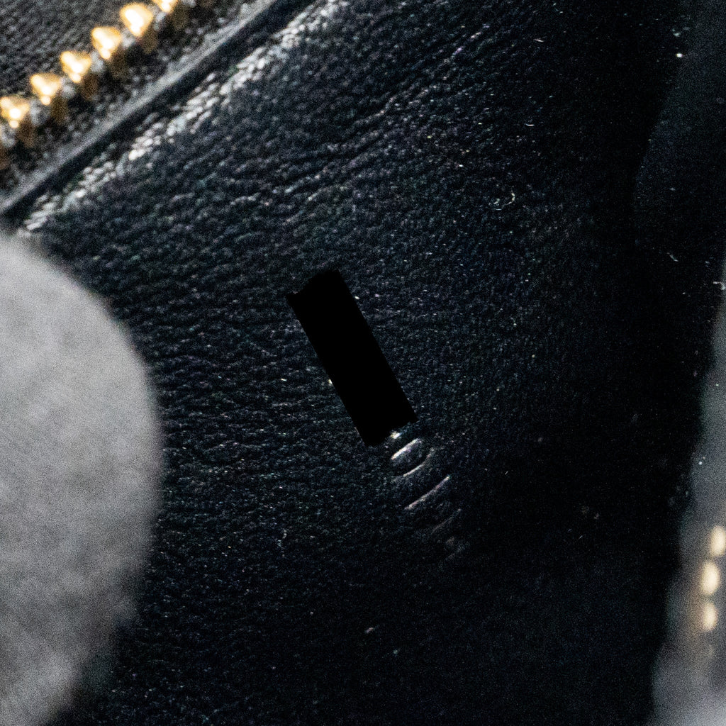 CELINE MINI CLASSIC BOX BAG CALFSKIN BLACK GHW