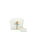 LOUIS VUITTON SCARECROW PRINTED FLAP BAG CALFSKIN WHITE WITH WHITE HARDWARE
