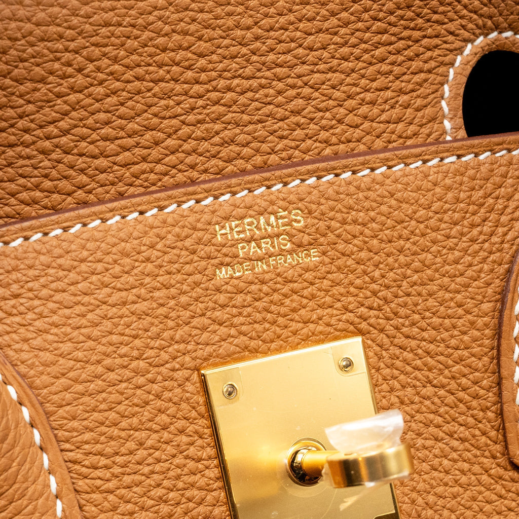 HERMES BIRKIN 30 TOGO GOLD GHW