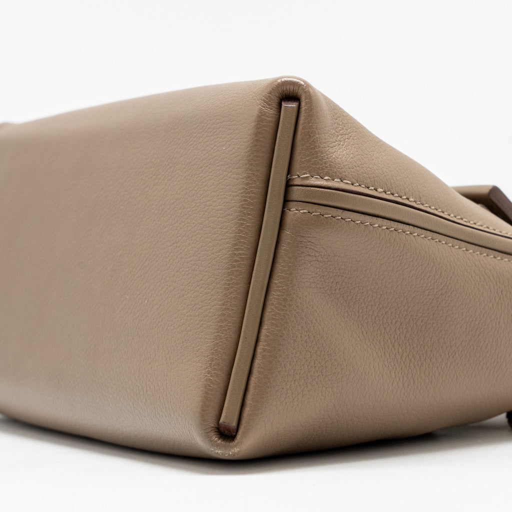 HERMES MINI 2424 24/24-21 BAG EVERCOLOR/SWIFT ETOUPE GHW