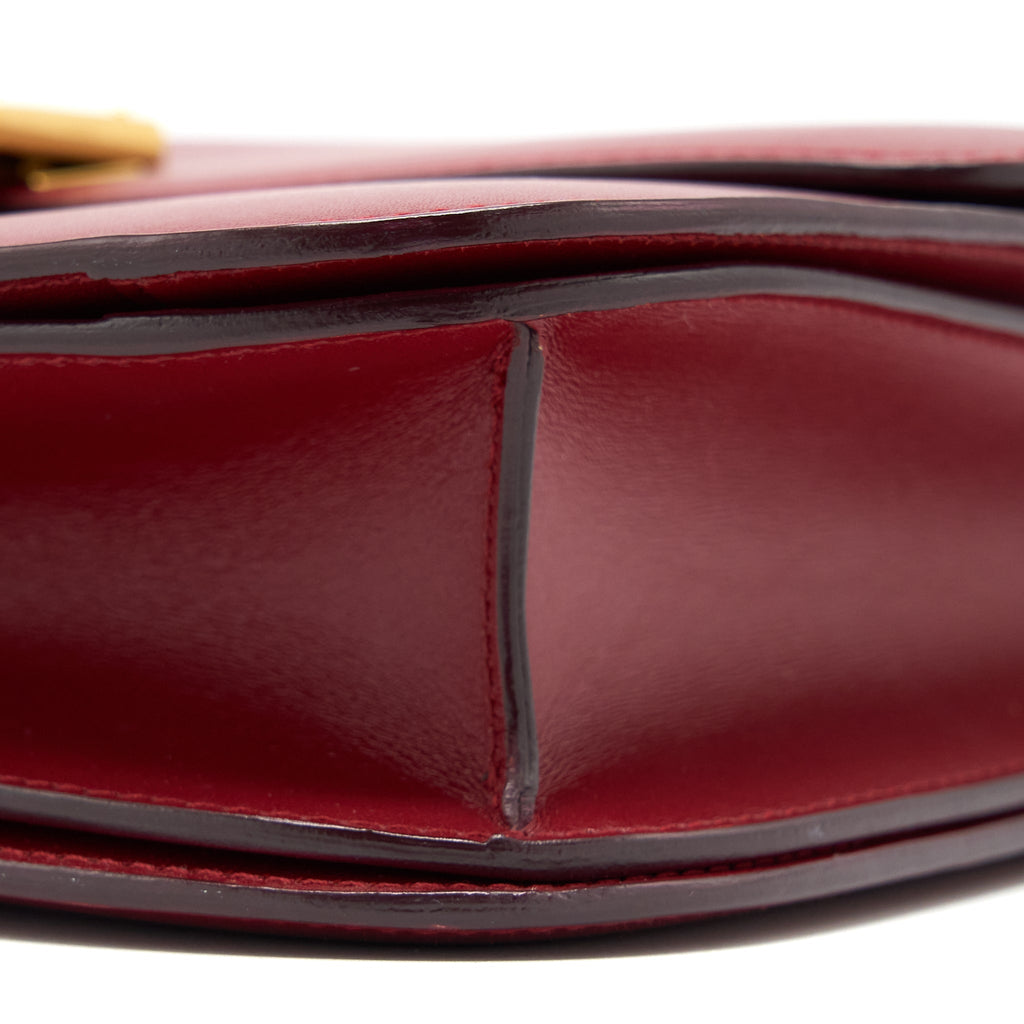 CELINE MEDIUM CLASSIC BOX CALFSKIN RED GHW